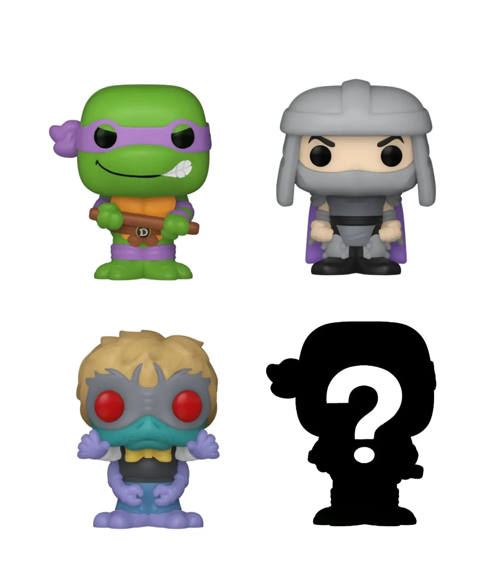 Teenage Mutant Ninja Turtles Bitty POP! Vinyl Figuren 4er-Pack Donatello 2,5 cm