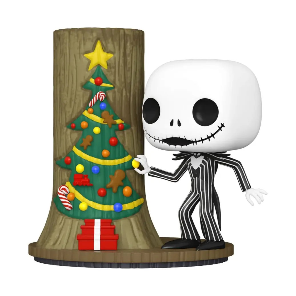 Nightmare before Christmas 30th POP! Deluxe Vinyl Figur Jack w/C.Town Door 9 cm