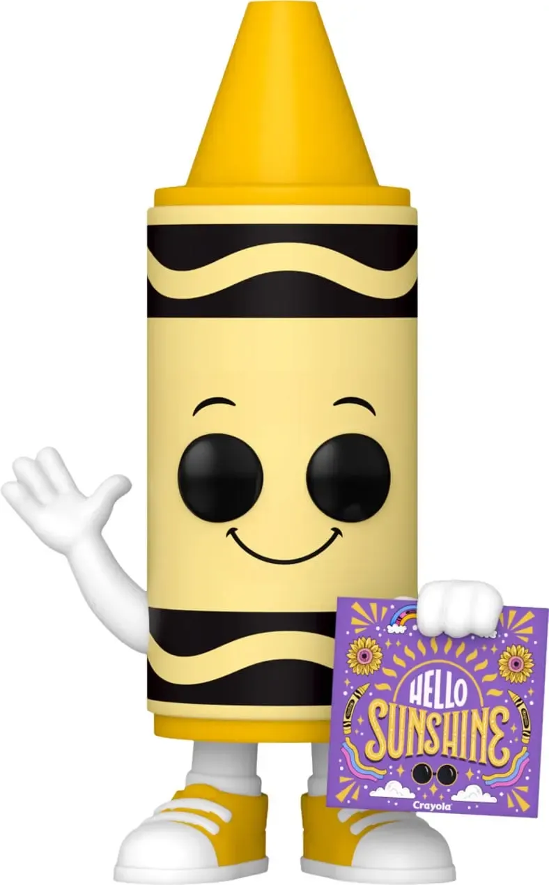Crayola POP! Vinyl Figur Yellow Crayon(Kindness) 9 cm
