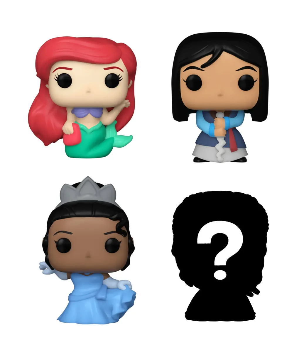 Disney Princesses Bitty POP! Vinyl Figuren 4er-Pack Ariel 2,5 cm