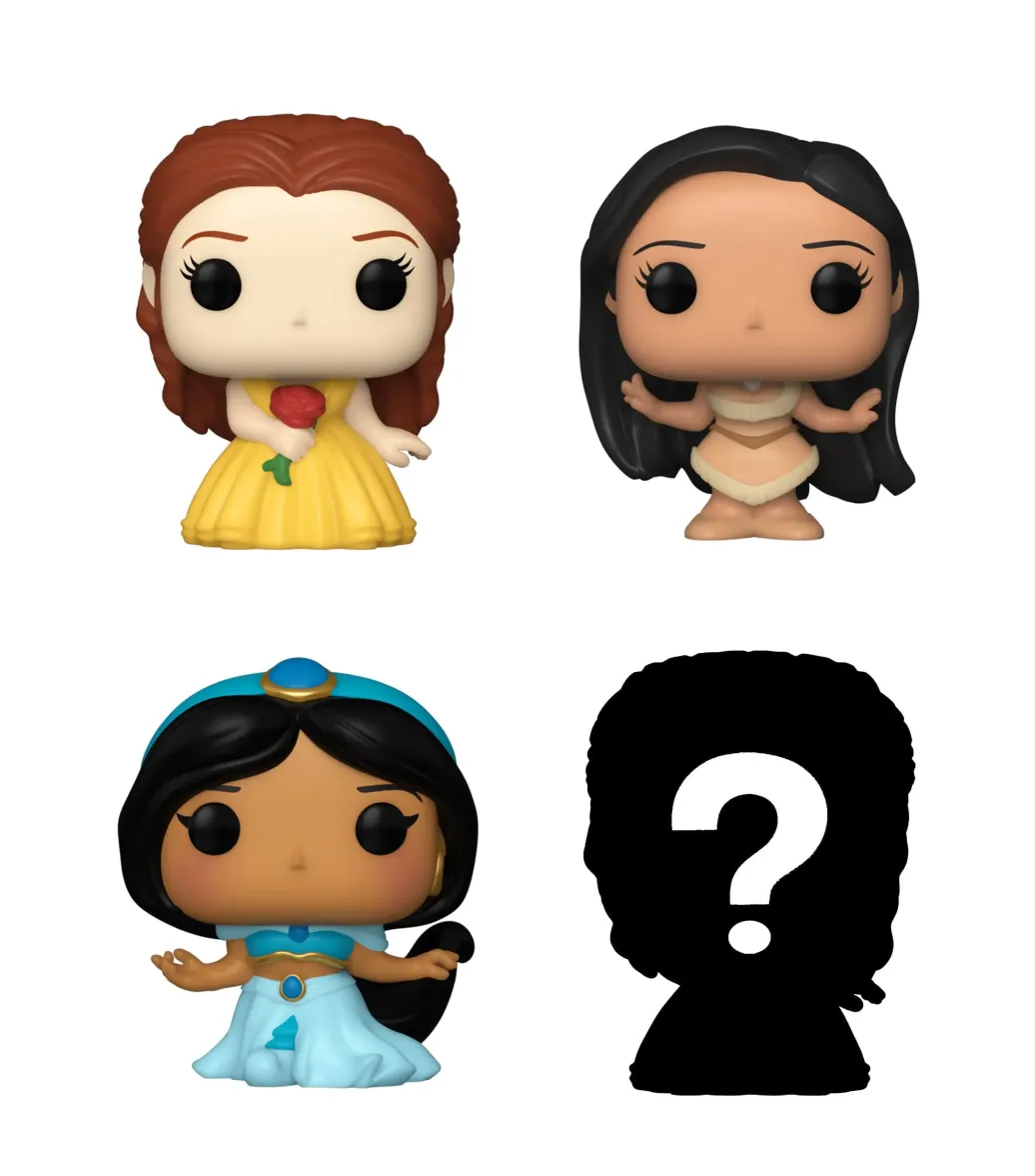 Disney Princesses Bitty POP! Vinyl Figuren 4er-Pack Belle 2,5 cm