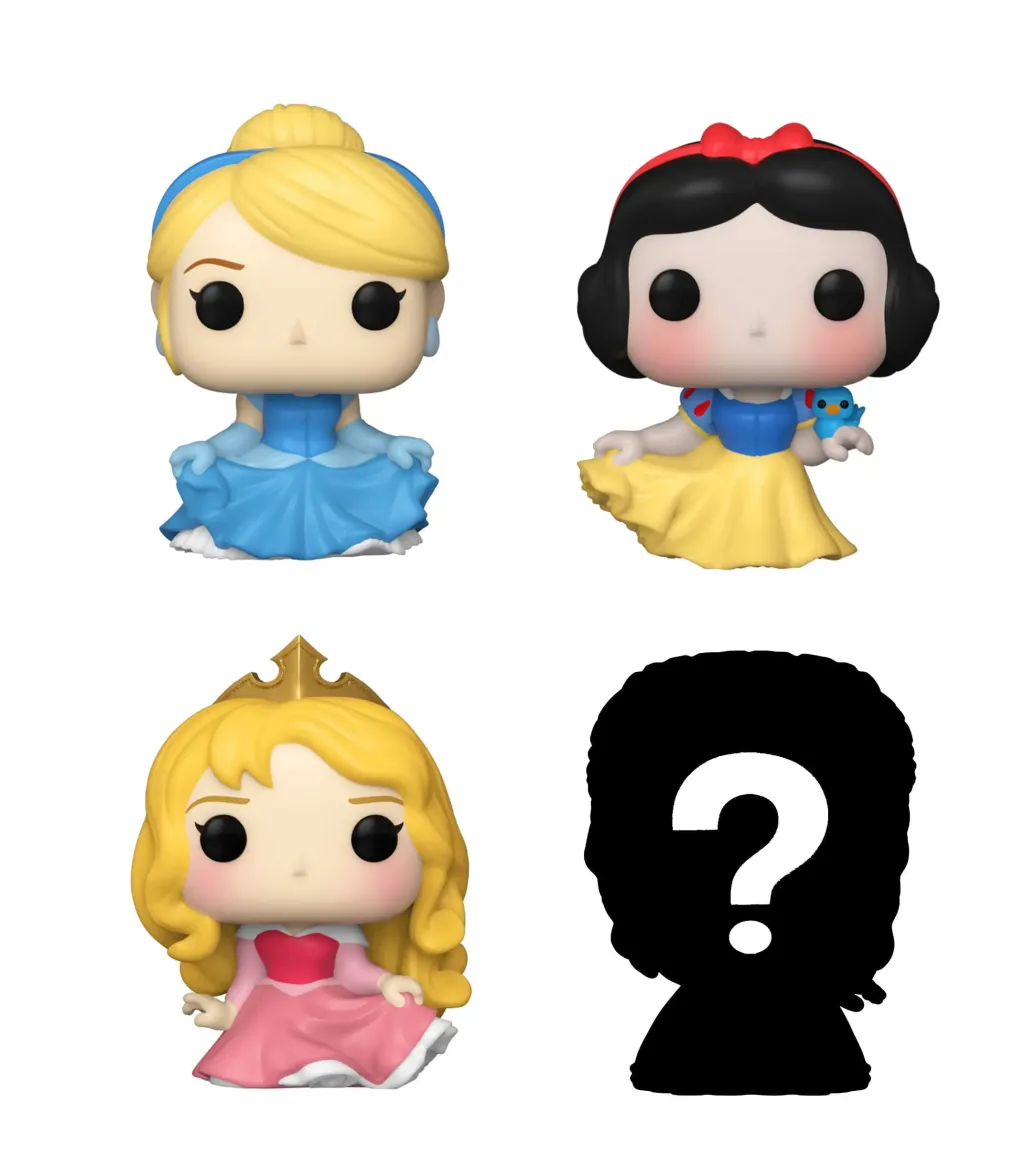 Disney Princesses Bitty POP! Vinyl Figuren 4er-Pack Cinderella 2,5 cm