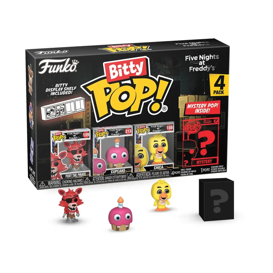 Five Nights at Freddy's Bitty POP! Vinyl Figuren 4er-Pack Foxy 2,5 cm
