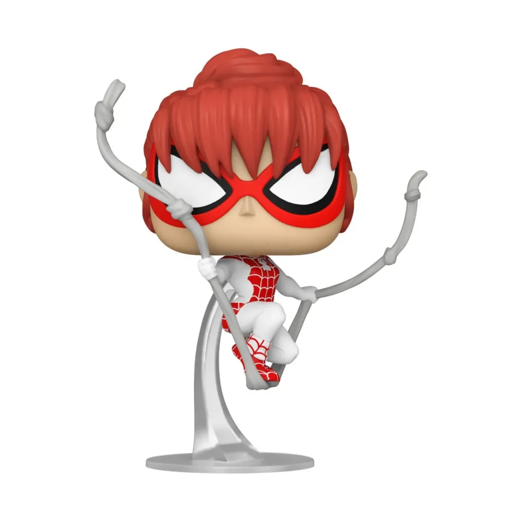 Spider-Man POP! Marvel Vinyl Figur Spinneret 9 cm
