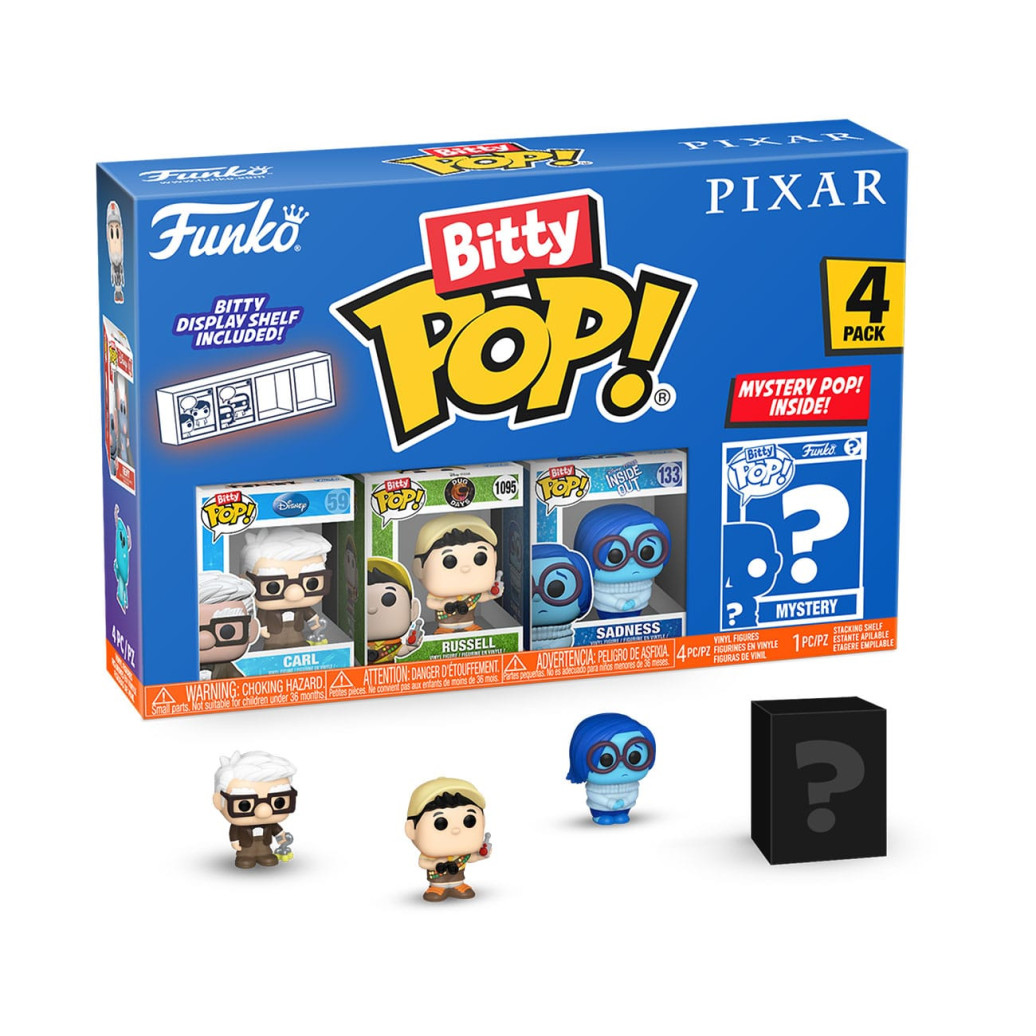 Pixar Bitty POP! Vinyl Figuren 4er-Pack Up 2,5 cm