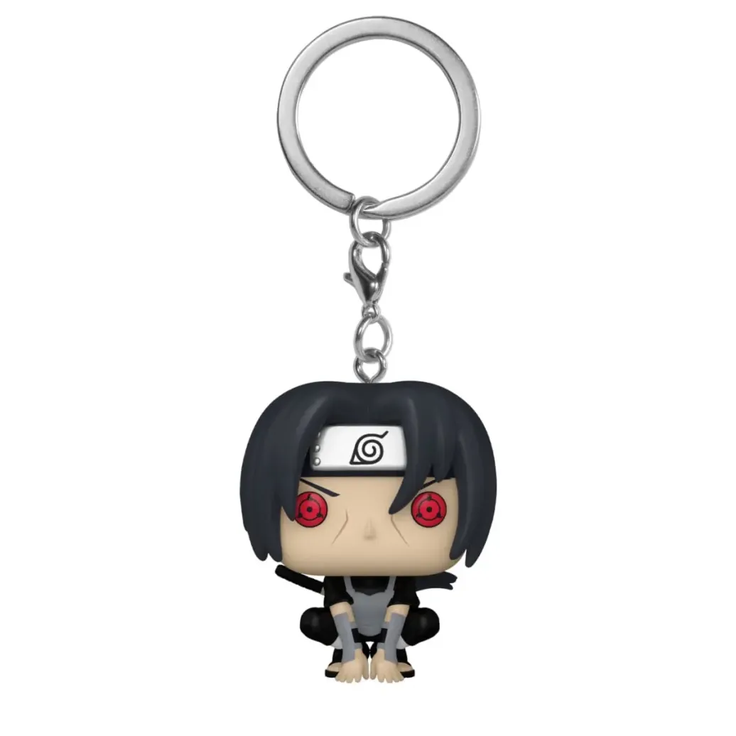 Naruto Pocket POP! Vinyl Schlüsselanhänger 4 cm Itachi Uchiha (Moonlit) Display (12)