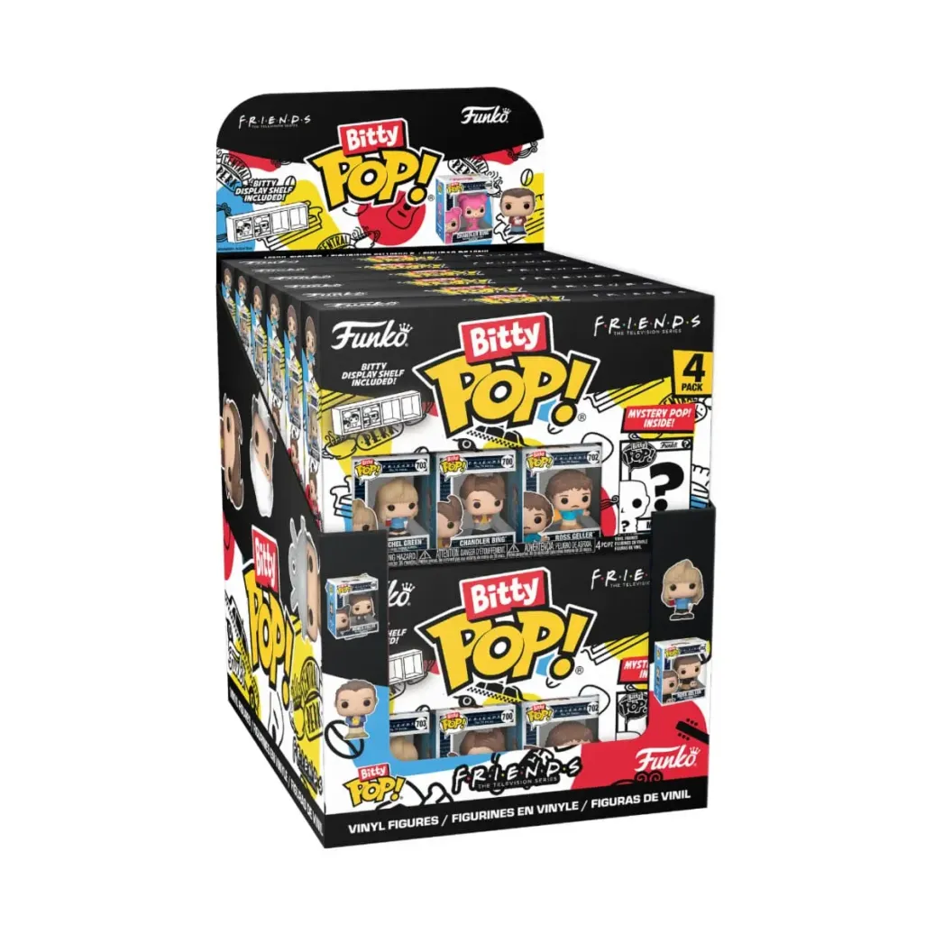 Friends Bitty POP! Vinyl Figuren 4er-Pack PDQ (EMEA) 2,5 cm