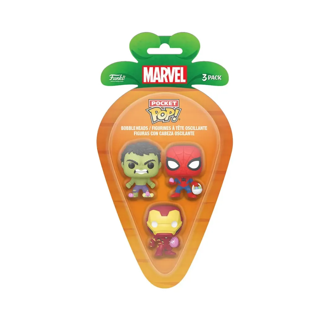 Marvel Pocket POP! Vinyl Figuren 3er-Pack SM/IM/H 4 cm