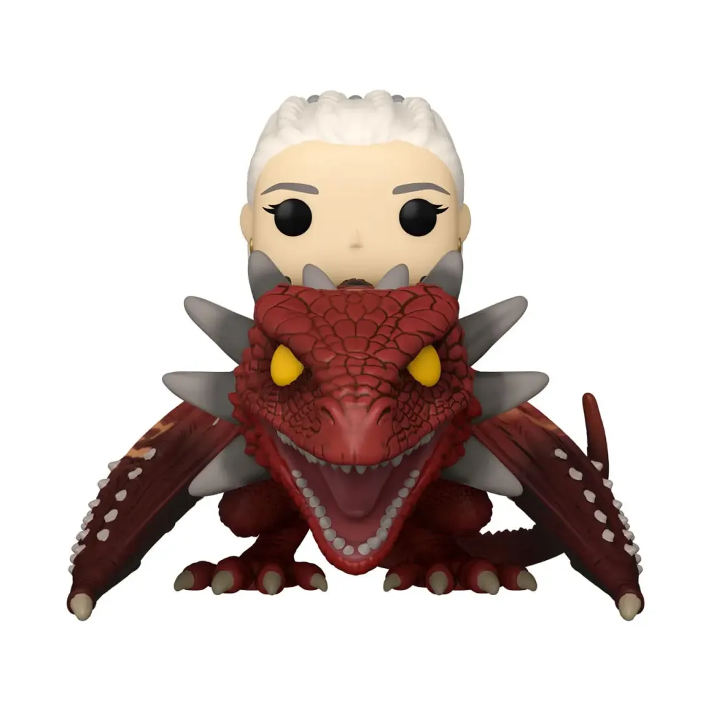 House of the Dragon POP! Rides Deluxe Vinyl Figur Rhaenys Targaryen with Meleys 9 cm
