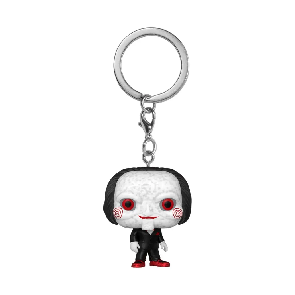 Saw Pocket POP! Vinyl Schlüsselanhänger 4 cm Billy the Puppet Display (12)