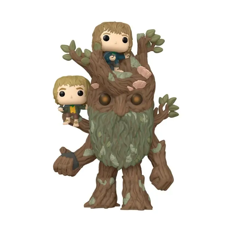 Der Herr der Ringe Super Sized POP! Animation Vinyl Figur Treebeard w/Mary & Pip 15 cm