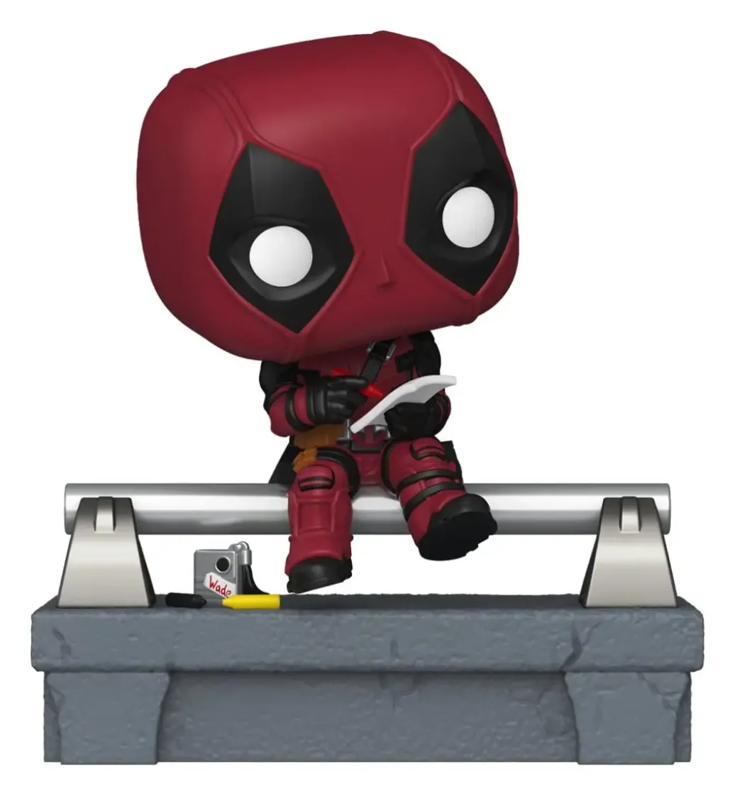 Marvel POP! Deluxe Vinyl Figur Deadpool on Bridge 9 cm