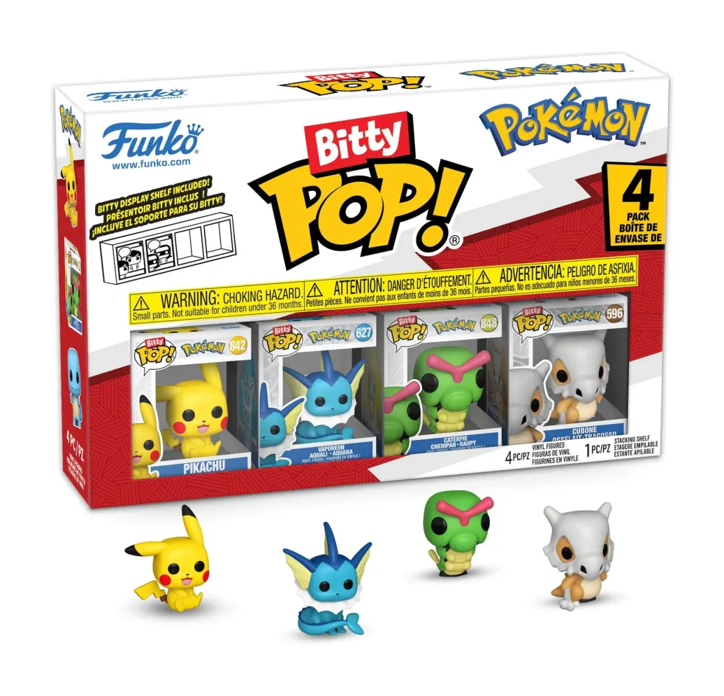 Pokémon Bitty POP! Vinyl Figuren 4er-Pack Series 1 2 cm