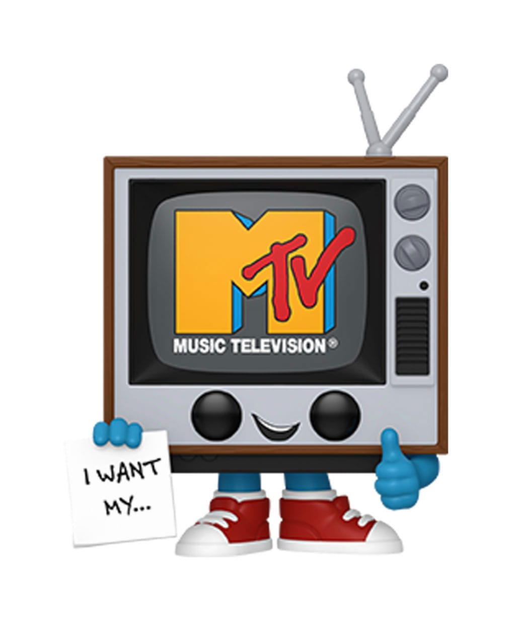 MTV POP! Ad Icons Vinyl Figur MTV Logo 9 cm