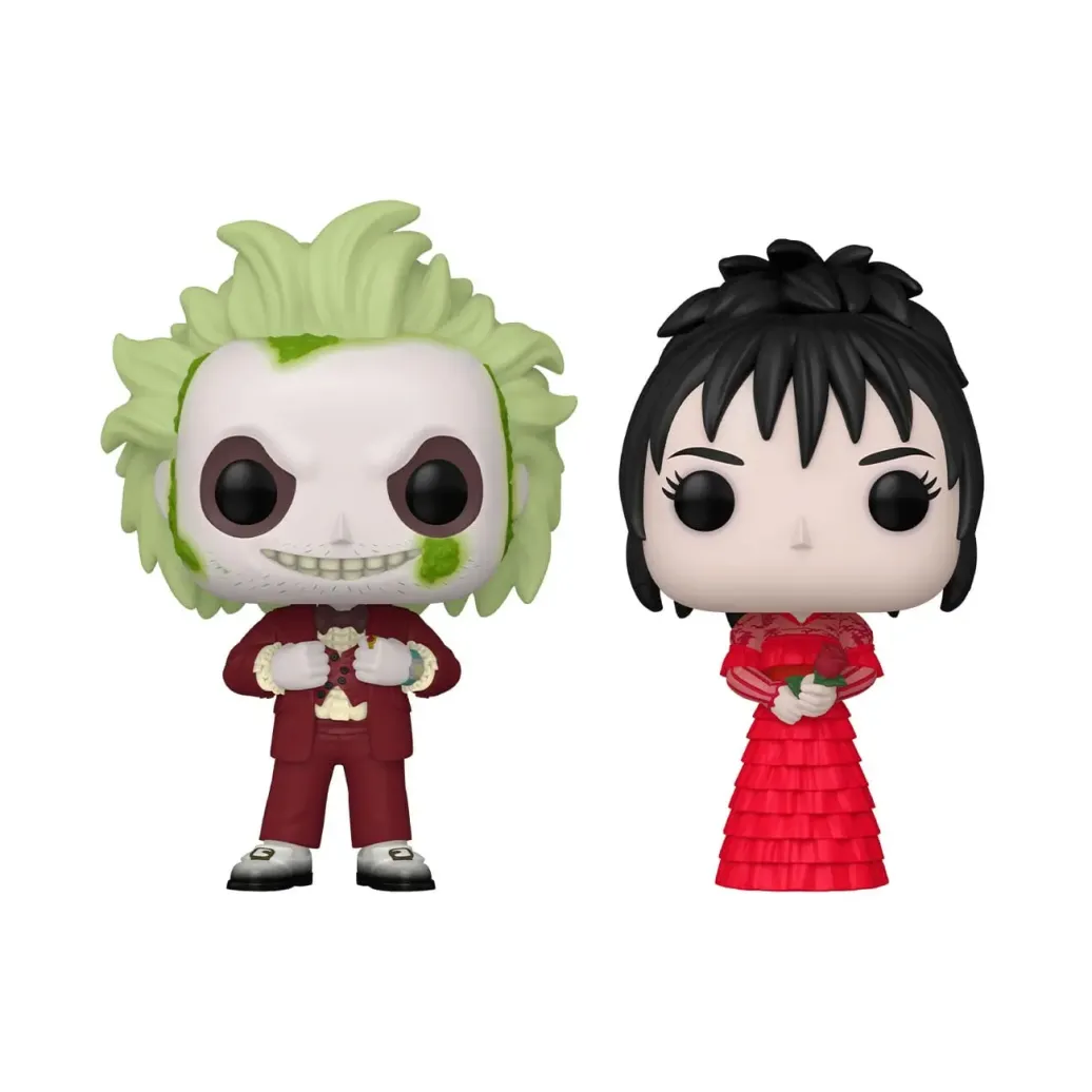 Beetlejuice 2 POP! Animation Vinyl Figuren 2er-Pack Beetlejuice & Lydia Deetz 9 cm