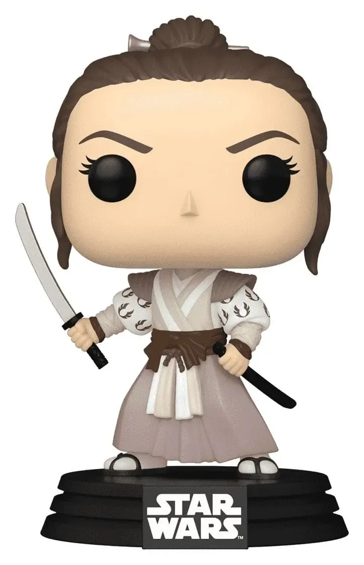 Star Wars POP! Vinyl Wackelkopf-Figur Rey Skywalker (Impressions) Exclusive 9 cm