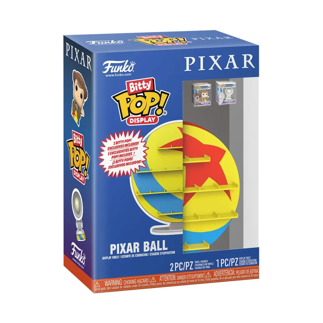 Pixar Bitty POP! Display mit 2 Vinyl Figuren Pixar Ball