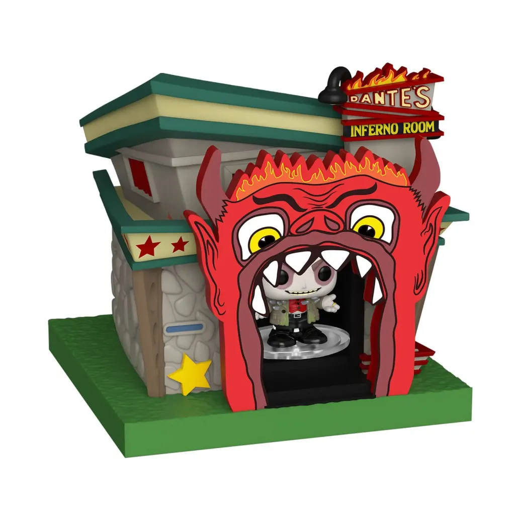 Beetlejuice Bitty POP! Towns Vinyl Figur Beetlejuice and Dante's Inferno Room
