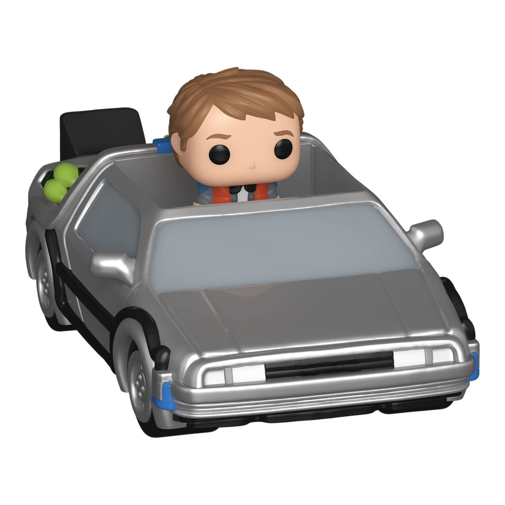 Zurück in die Zukunft Bitty POP! Rides Vinyl Figur Marty McFly and Time Machine