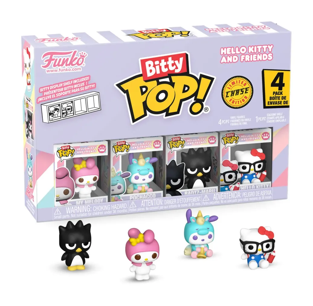 Hello Kitty and Friends Bitty POP! Vinyl Figuren 4er-Pack Series 4 2 cm