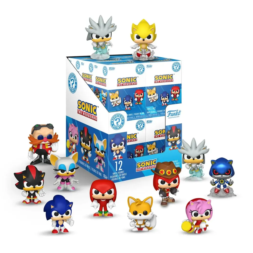 Sonic - The Hedgehog Mystery Minis Minifiguren PDQ 5 cm Display (12)