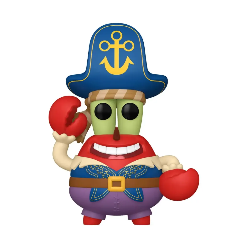 SpongeBob Schwammkopf POP! Vinyl Figur Mr. Krabs (Pirate) 9 cm