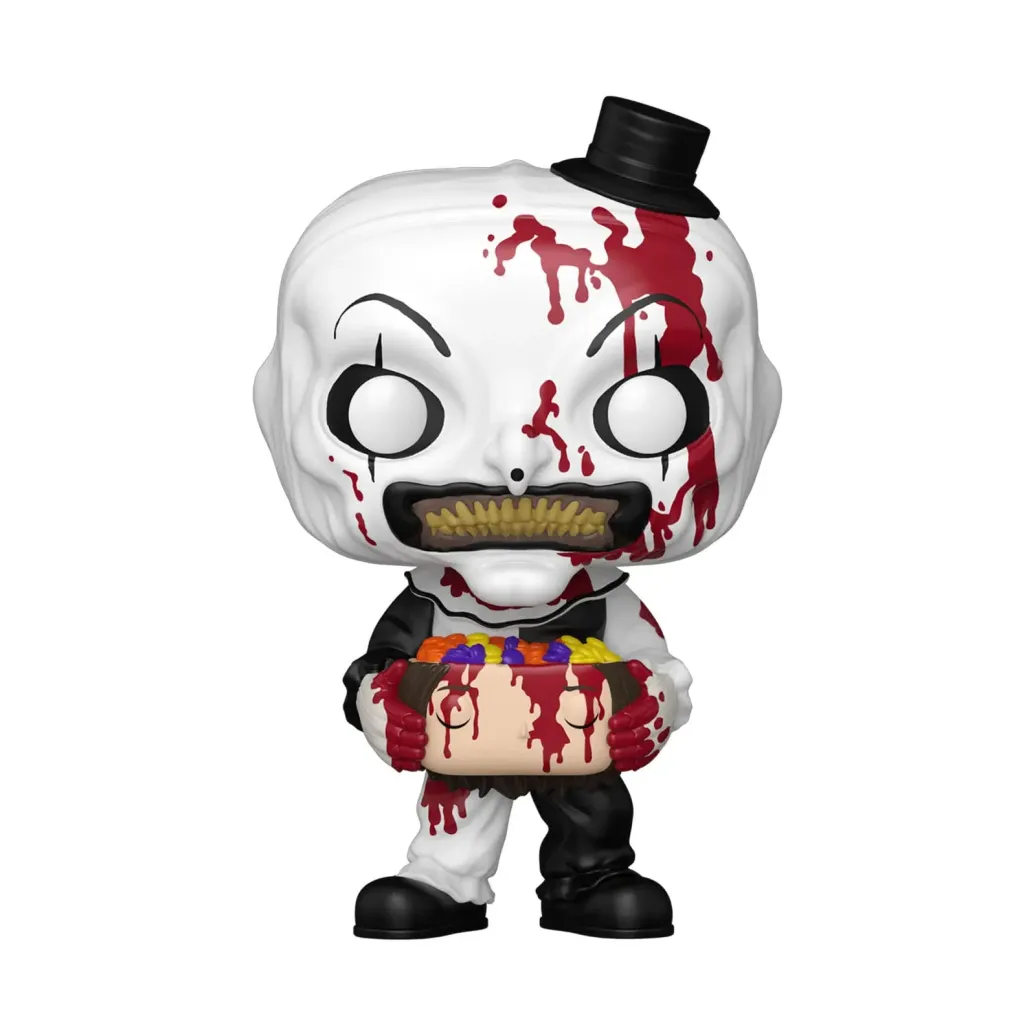 Terrifier 2 POP! Movies Vinyl Figur Art the Clown with Candy Filled Head 9 cm