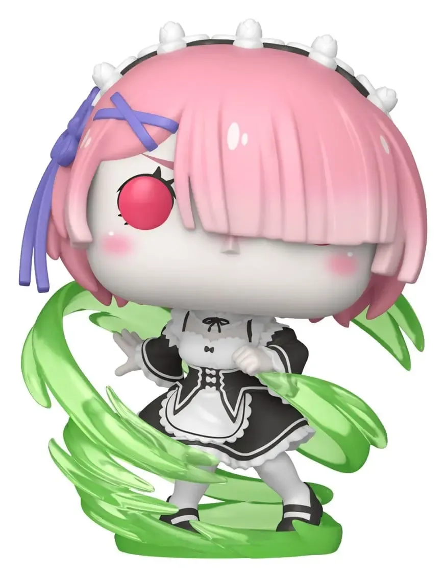 Re:Zero POP! Plus Vinyl Figur Ram (Wind Magic) (Glow) Exclusive 9 cm
