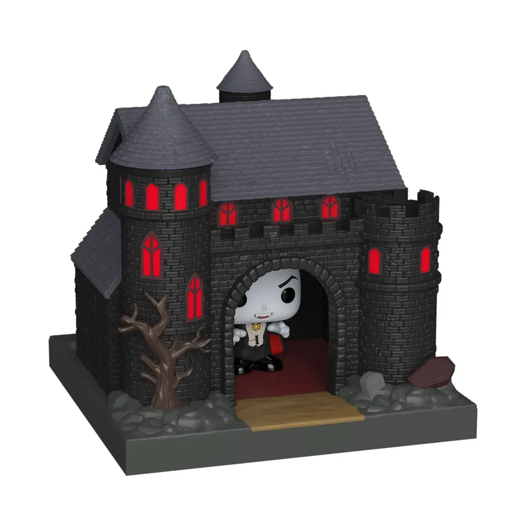 Universal Monsters Bitty POP! Towns Vinyl Figur Dracula with Castle