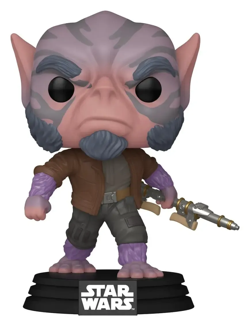 Star Wars: The Mandalorian and Grogu POP! Vinyl Wackelkopf-Figur Zeb Orrelios 9 cm