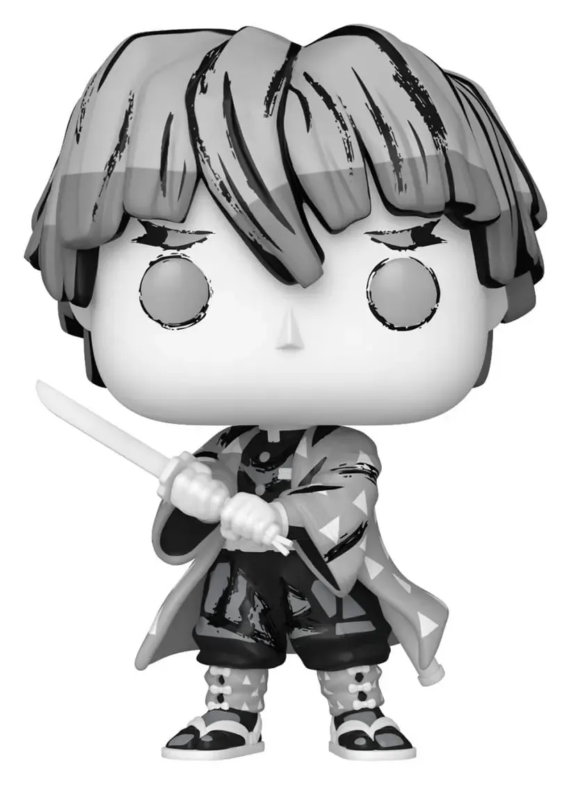 Demon Slayer: Kimetsu no Yaiba POP! Animation Vinyl Figuren Zenitsu(Sumi-Ink) 9 cm