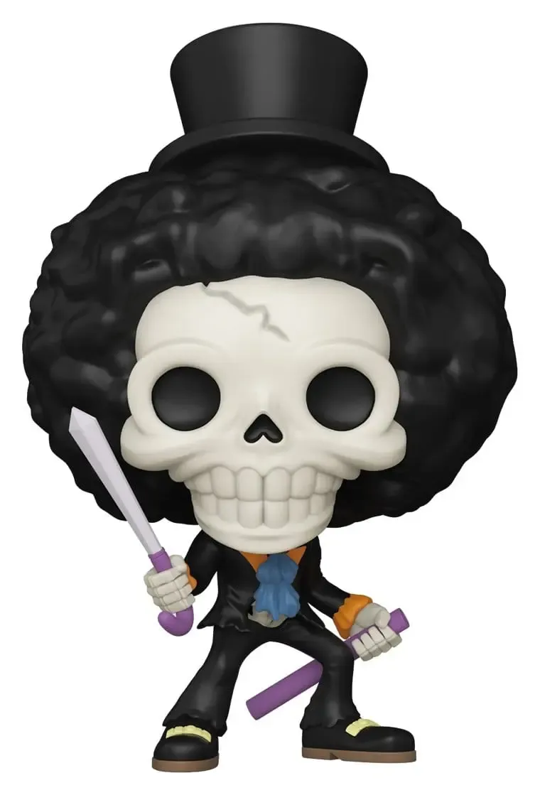 One Piece POP! Animation Vinyl Figur Brook (Refresh) 9 cm