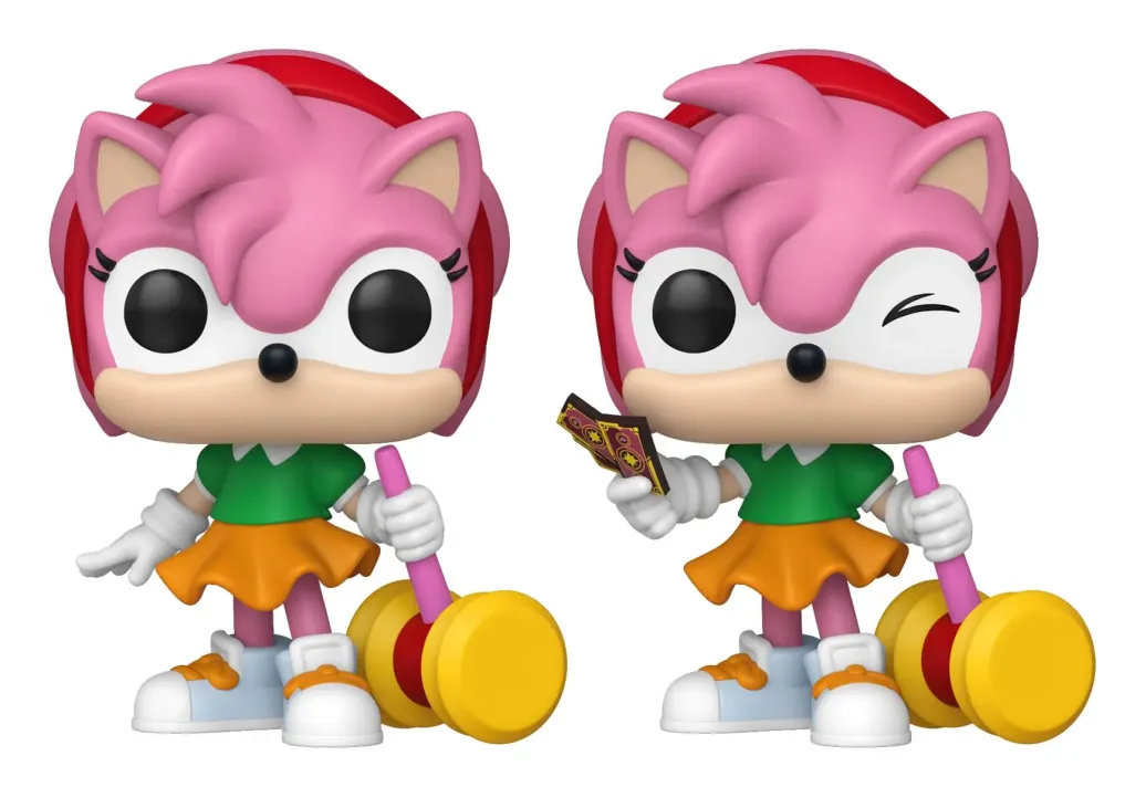 Sonic - The Hedgehog Amy Rose POP! Figur Piko Hammer Chase Chance 9 cm