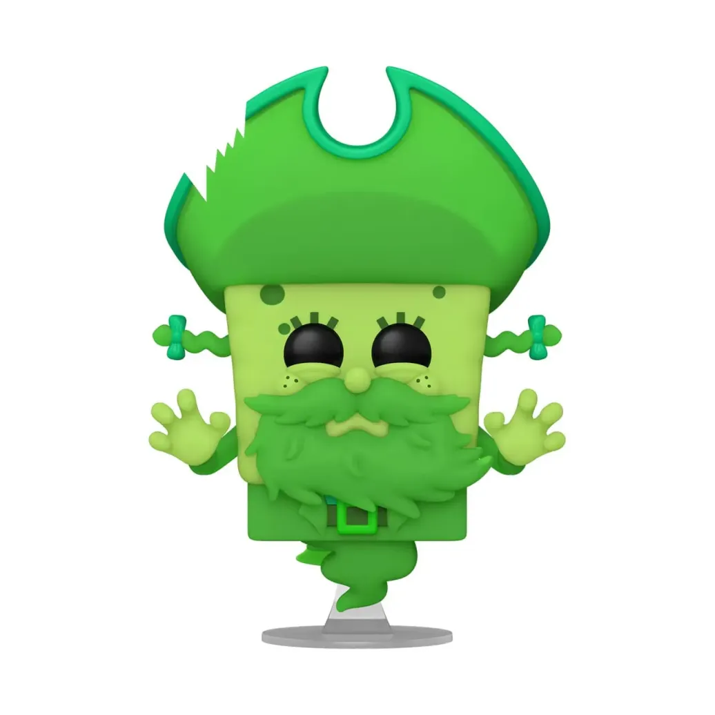 SpongeBob Schwammkopf POP! Vinyl Figur SpongeBob as the Flying Dutchman (Glow) 9 cm