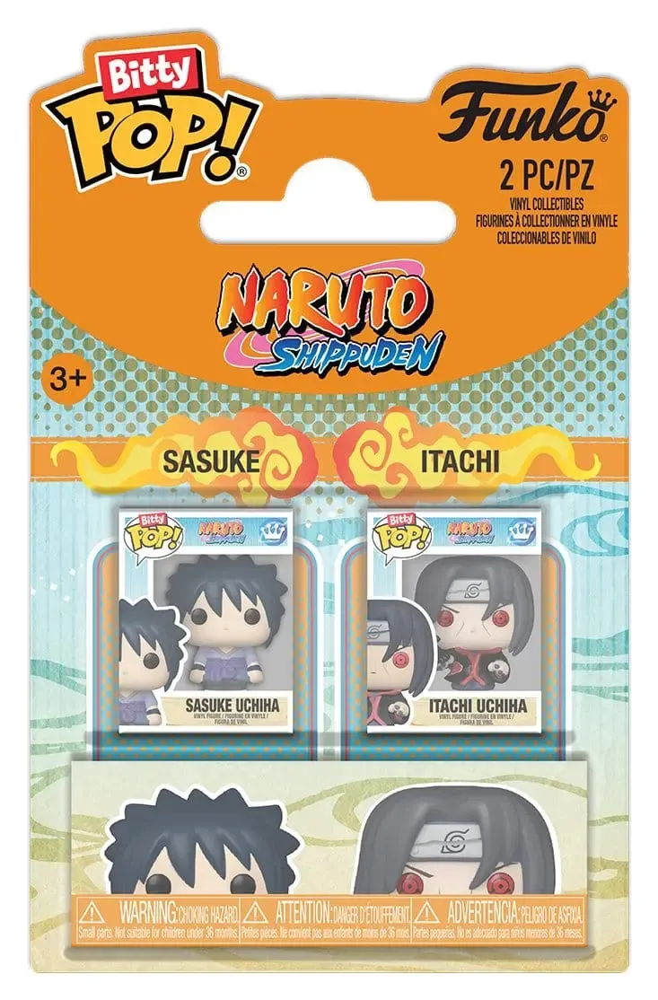 Naruto Bitty POP! Vinyl Figuren 2er-Pack Sasuke & Itachi 2 cm