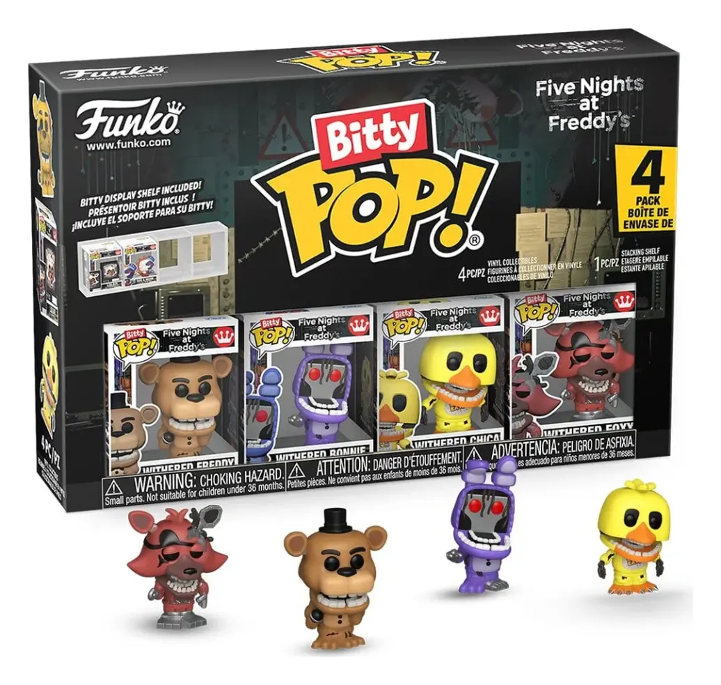 Five Nights at Freddy's Bitty POP! Vinyl Figuren 4er-Pack Series 6 2,5 cm