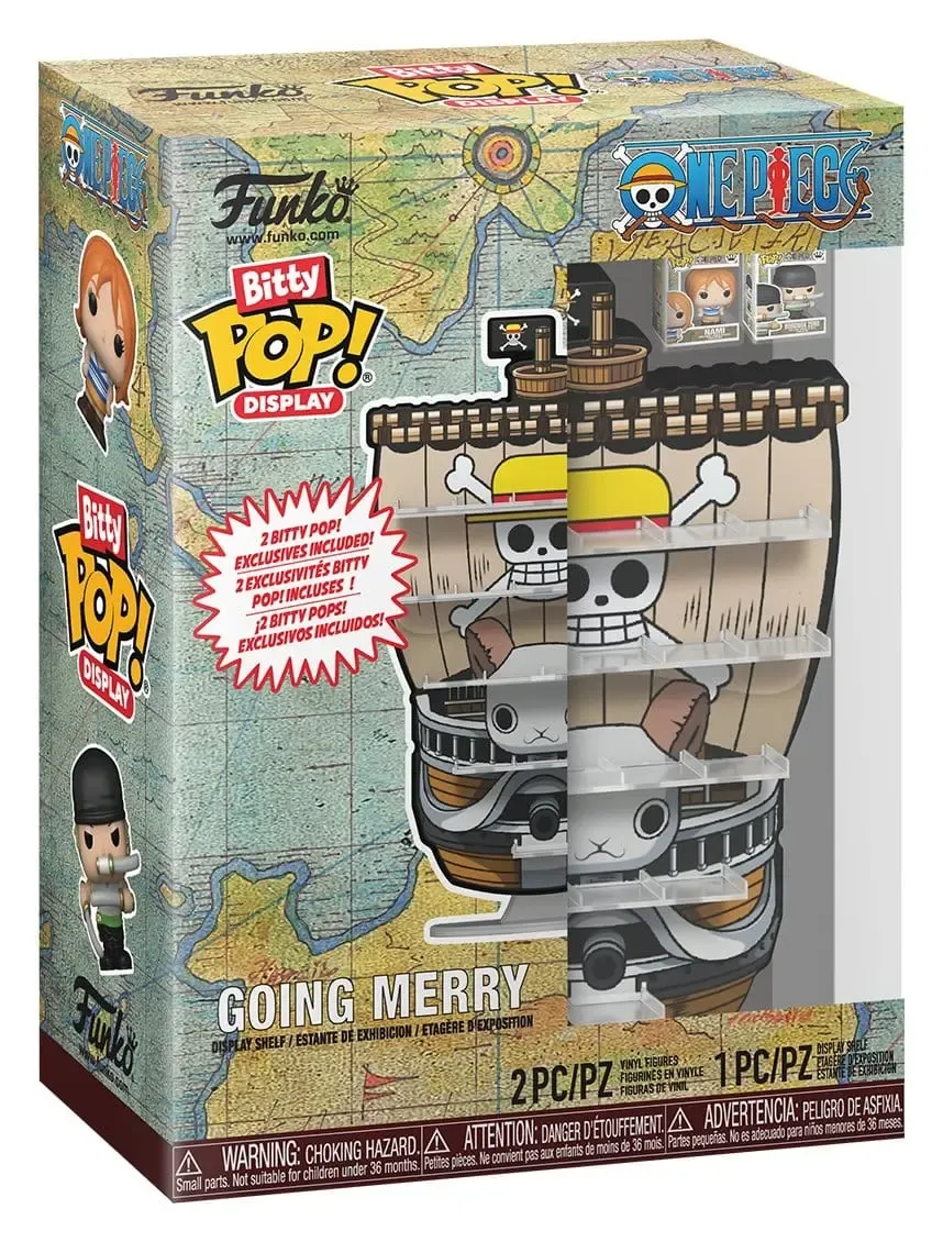 One Piece Bitty POP! Display Vinyl Figuren Going Merry 
