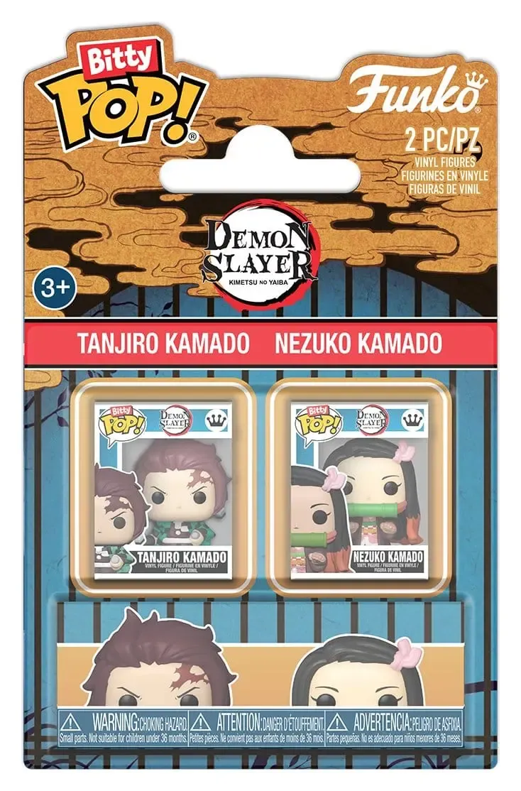 Demon Slayer: Kimetsu no Yaiba POP! Vinyl Figuren 2er-Pack Tanjiro & Nezuko 2 cm