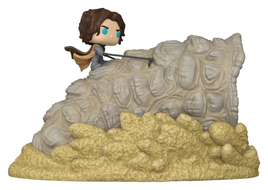 Dune: Part Three POP! Moment Vinyl Figuren Paul Atreides with Sandworm 9 cm
