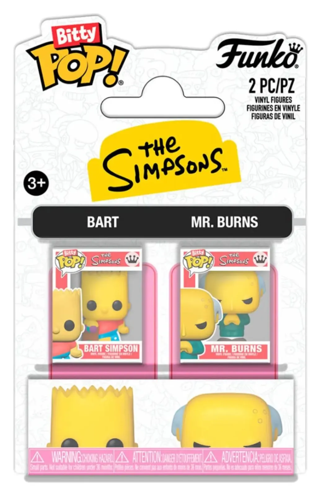 Simpsons Bitty POP! Vinyl Figuren 2er-Pack B & Mr. B 2 cm