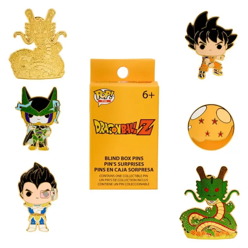 Dragon Ball Z by Loungefly Ansteck-Pins Blind Box Characters Display (12)