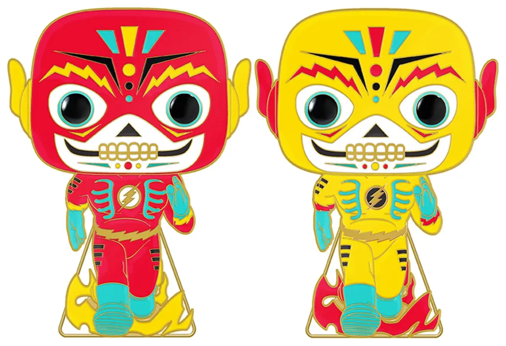 DC Comics DOTD Loungefly POP! Pin Ansteck-Pin Flash (Glow-in-the-Dark) 10 cm