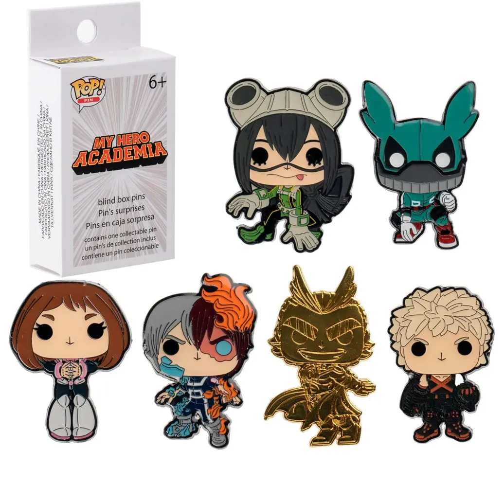 My Hero Academia Ansteck-Pins Characters Display (12)