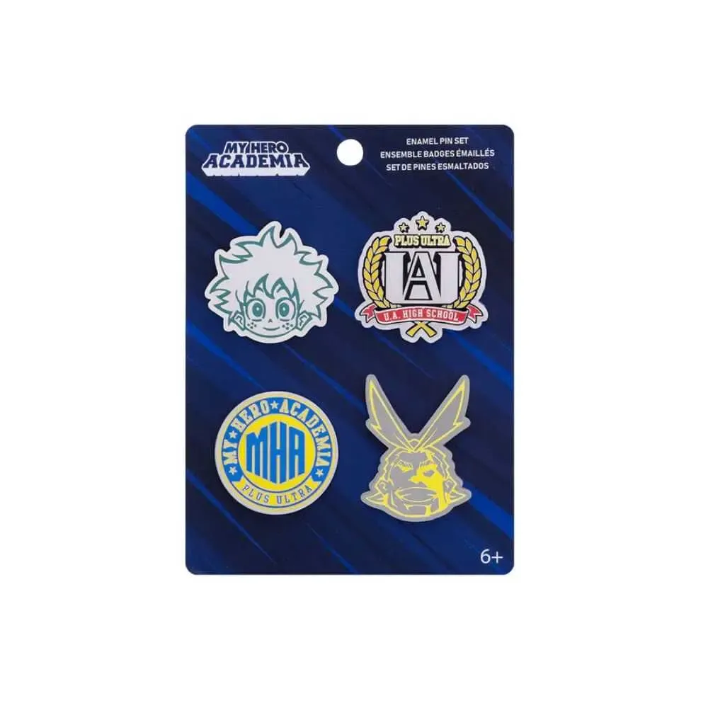 My Hero Academia POP! Pin Ansteck-Pins 4er-Set UA High 10 cm
