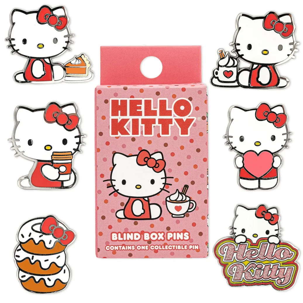 Hello Kitty POP! Pin Ansteck-Pins Characters 3 cm Sortiment (12)