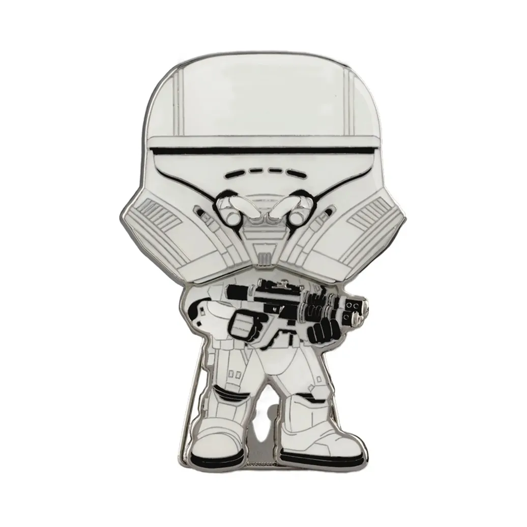 Star Wars POP! Pin Ansteck-Pin First order Jet Trooper White Chase 10 cm Display (12)