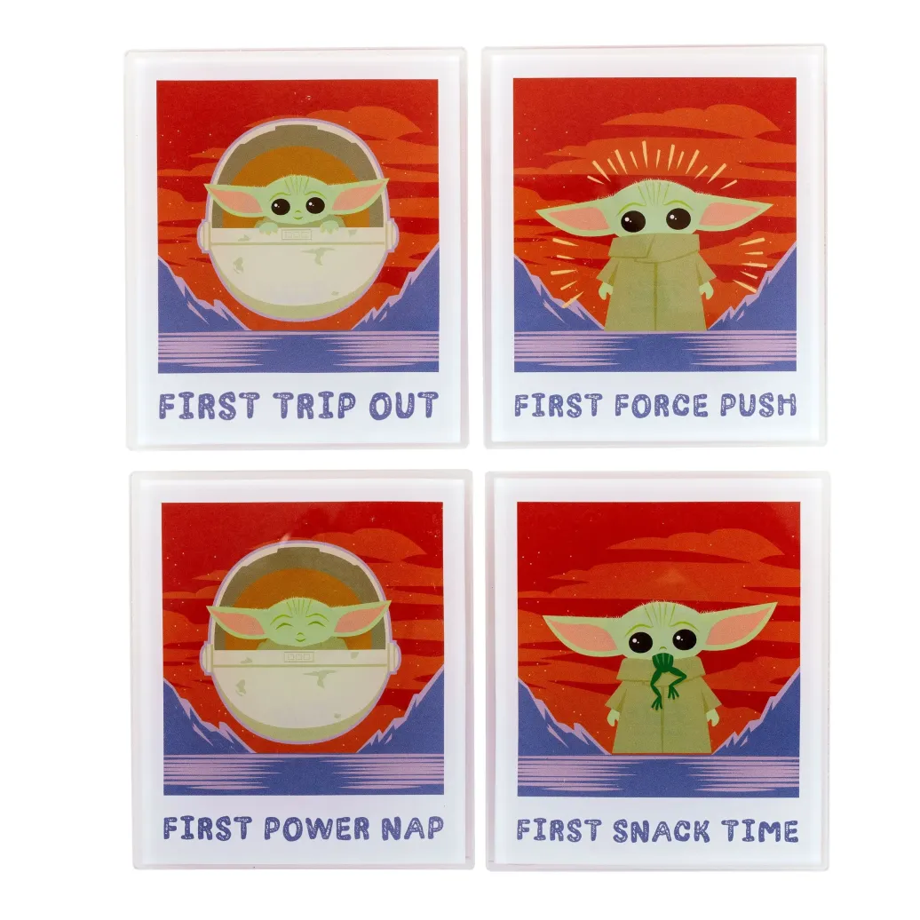 Star Wars The Mandalorian Untersetzer 4er-Pack The Child Polaroids