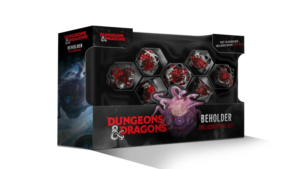 Dungeons & Dragons Würfel Set Resin Beholder Set
