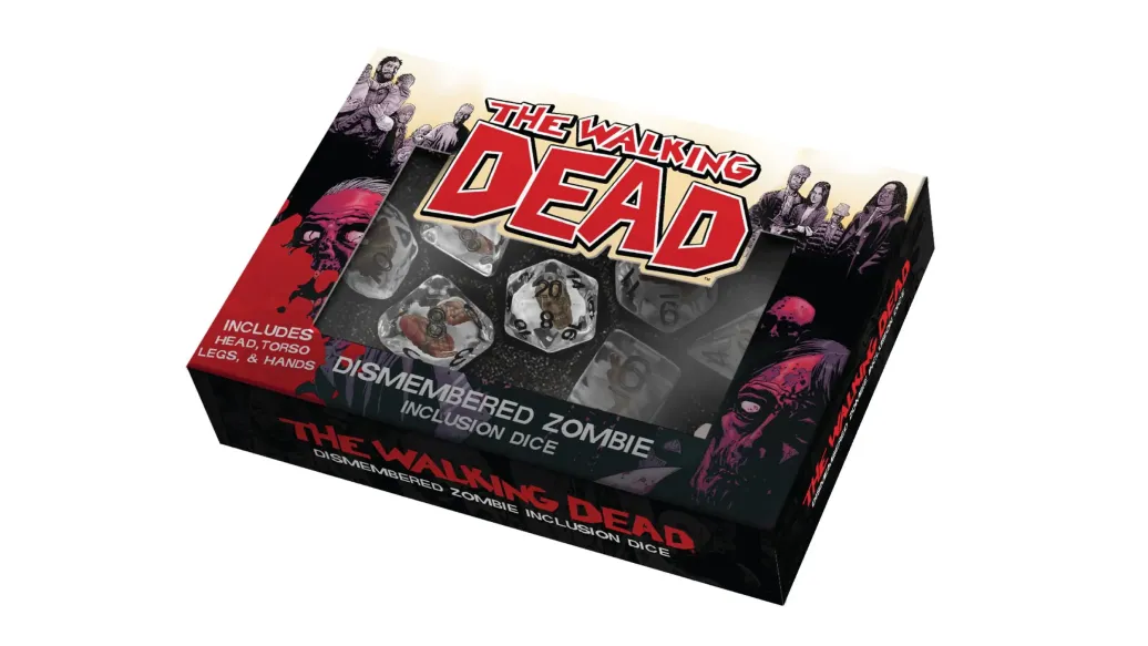 The Walking Dead Würfel Set Dismembered Zombie