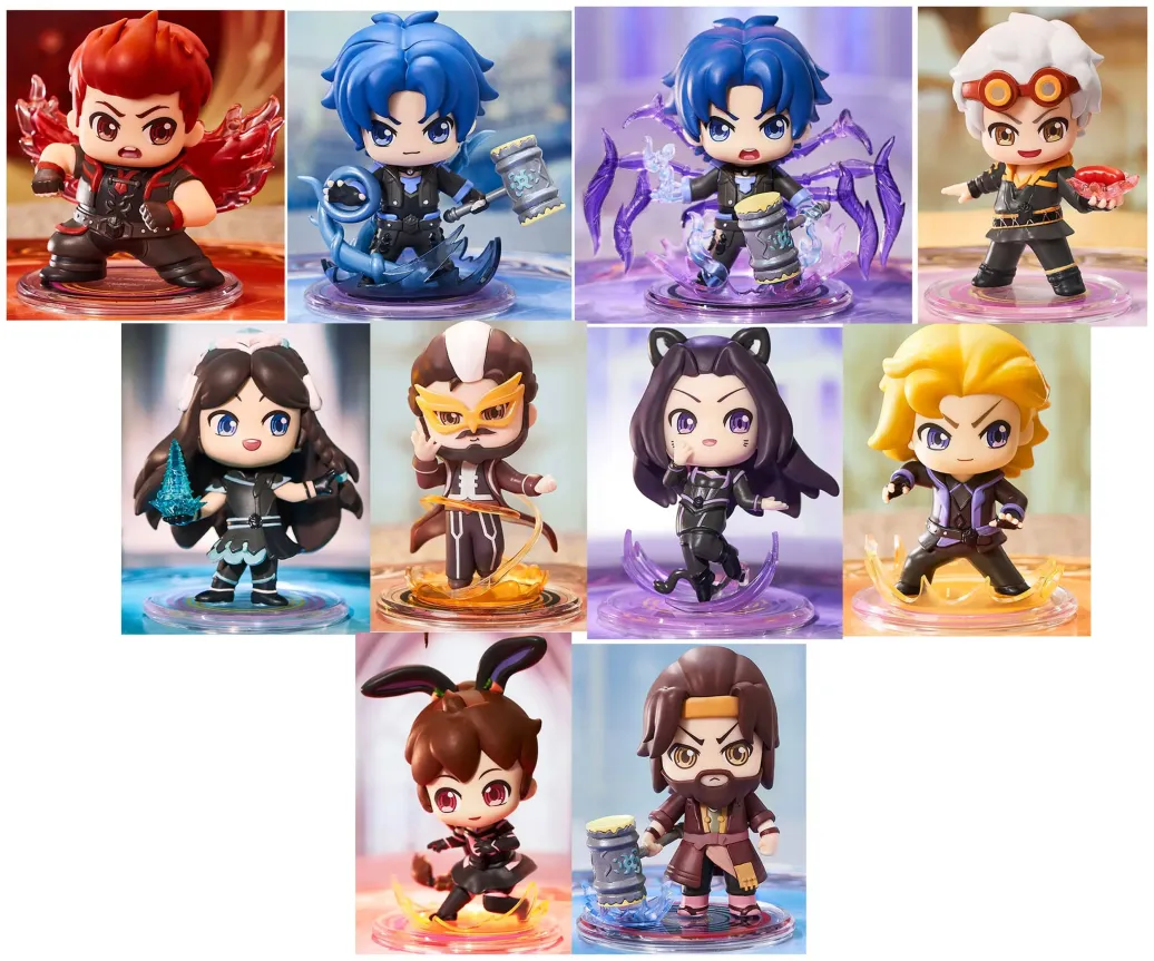 Soul Land Doula Continent Series Minifiguren Second Bullet College Elite Competition 11 cm Display (8)            